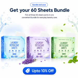 60 Sheets – 120 Load Detergent Sheets Bundle