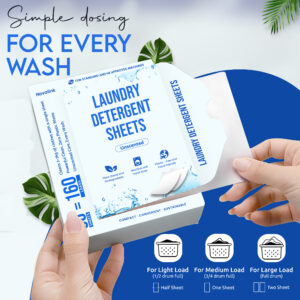 80 Sheets – 160 Load Detergent Sheets Bundle