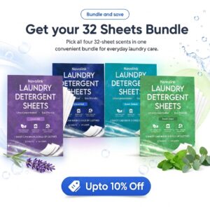 32 Sheets – 64 Load Detergent Sheets Bundle